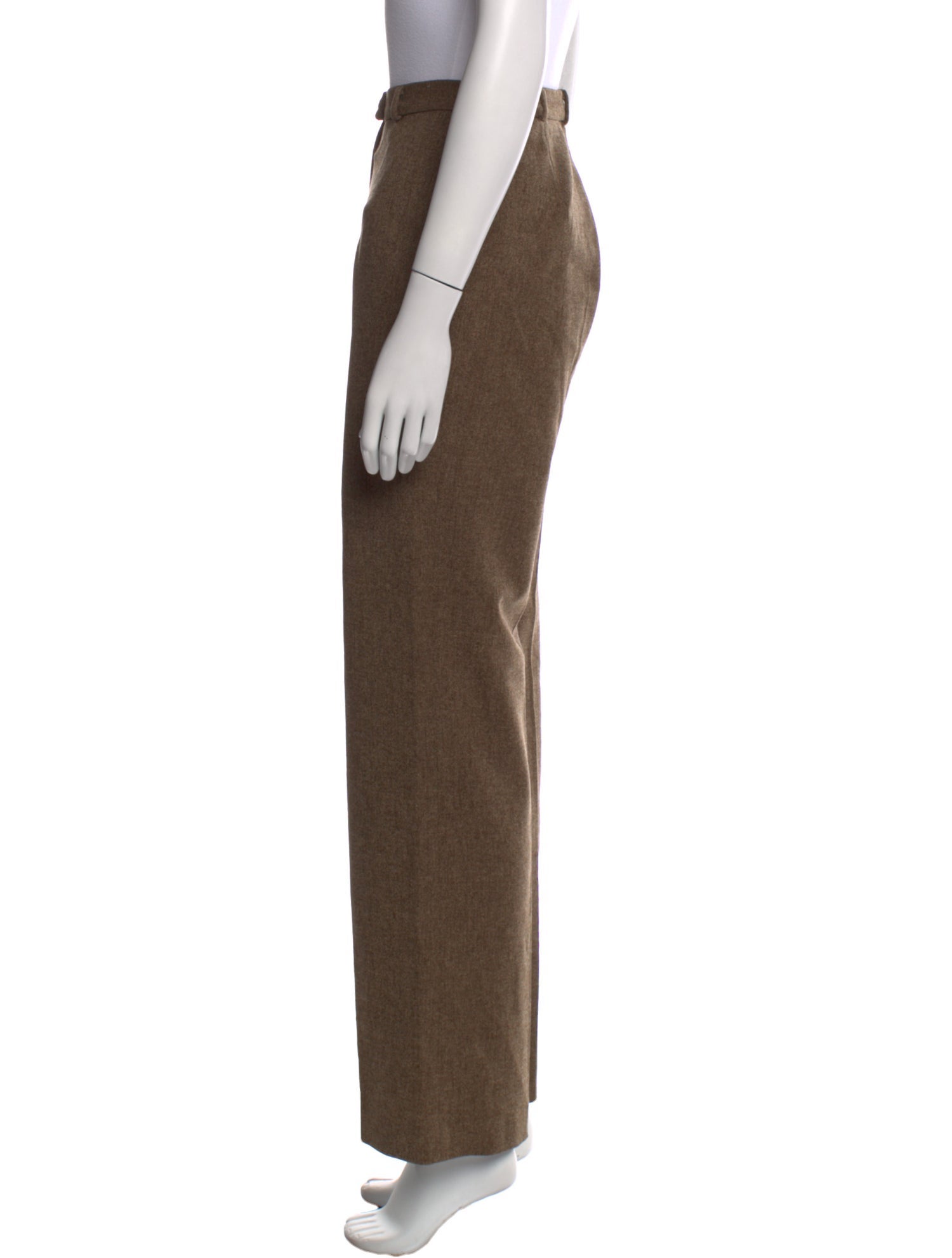 Burberry London Wool Wide Leg Pants