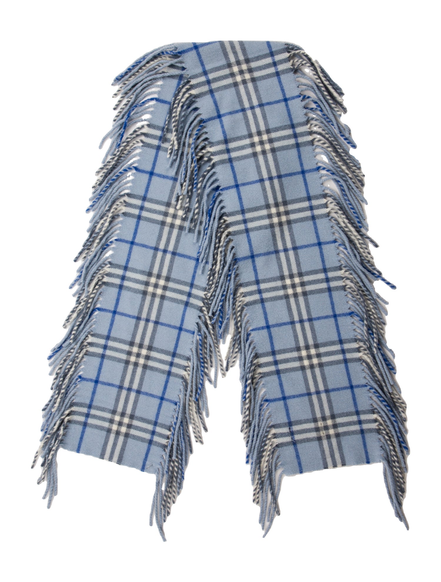 Burberry London Cashmere Nova Check Pattern Scarf