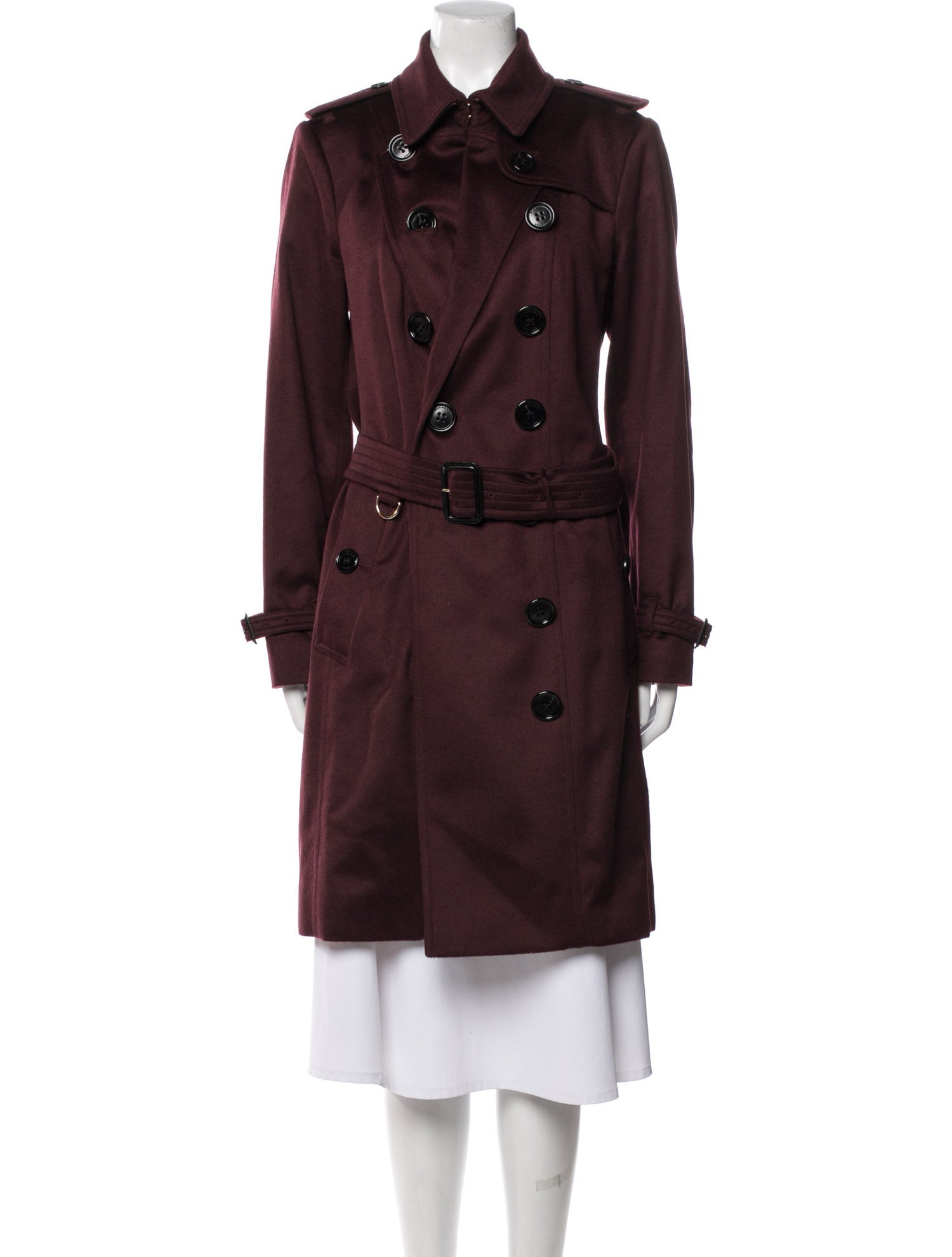Burberry London Cashmere Trench Coat
