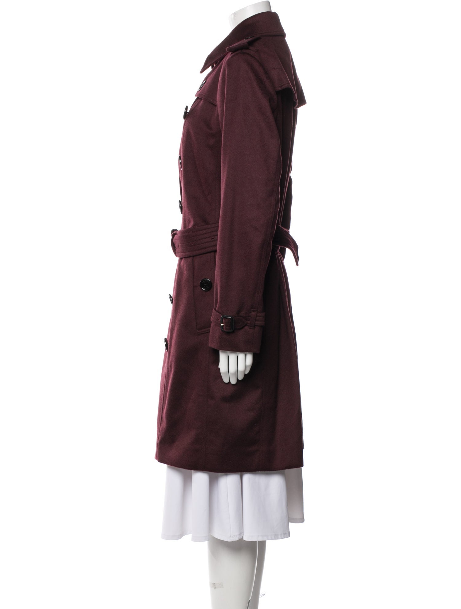 Burberry London Cashmere Trench Coat