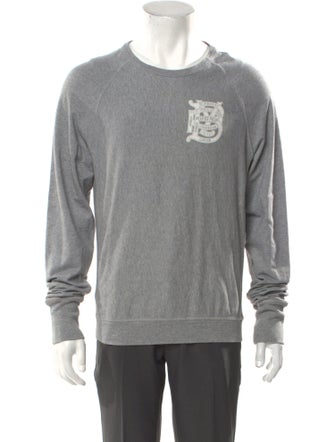 Burberry London Graphic Print Crew Neck Pullover