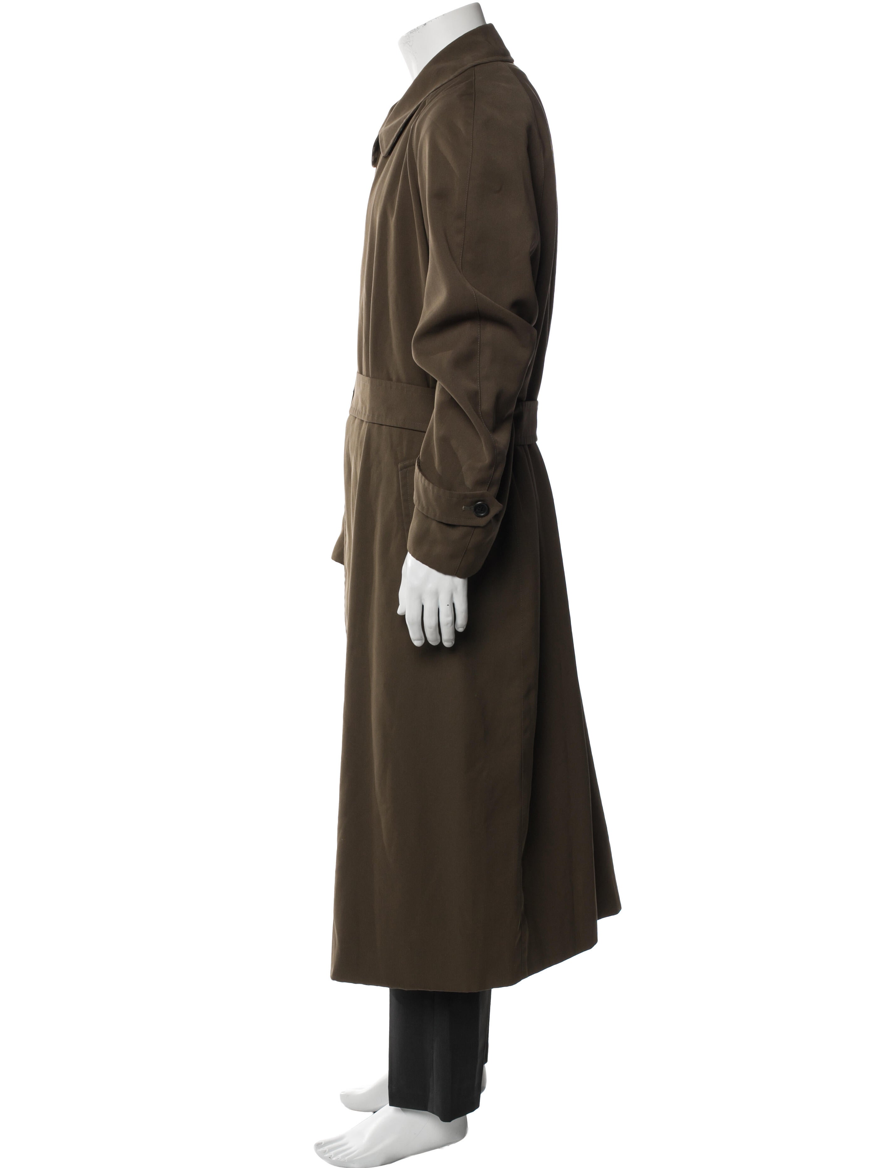 Burberry London House Check Pattern Trench Coat