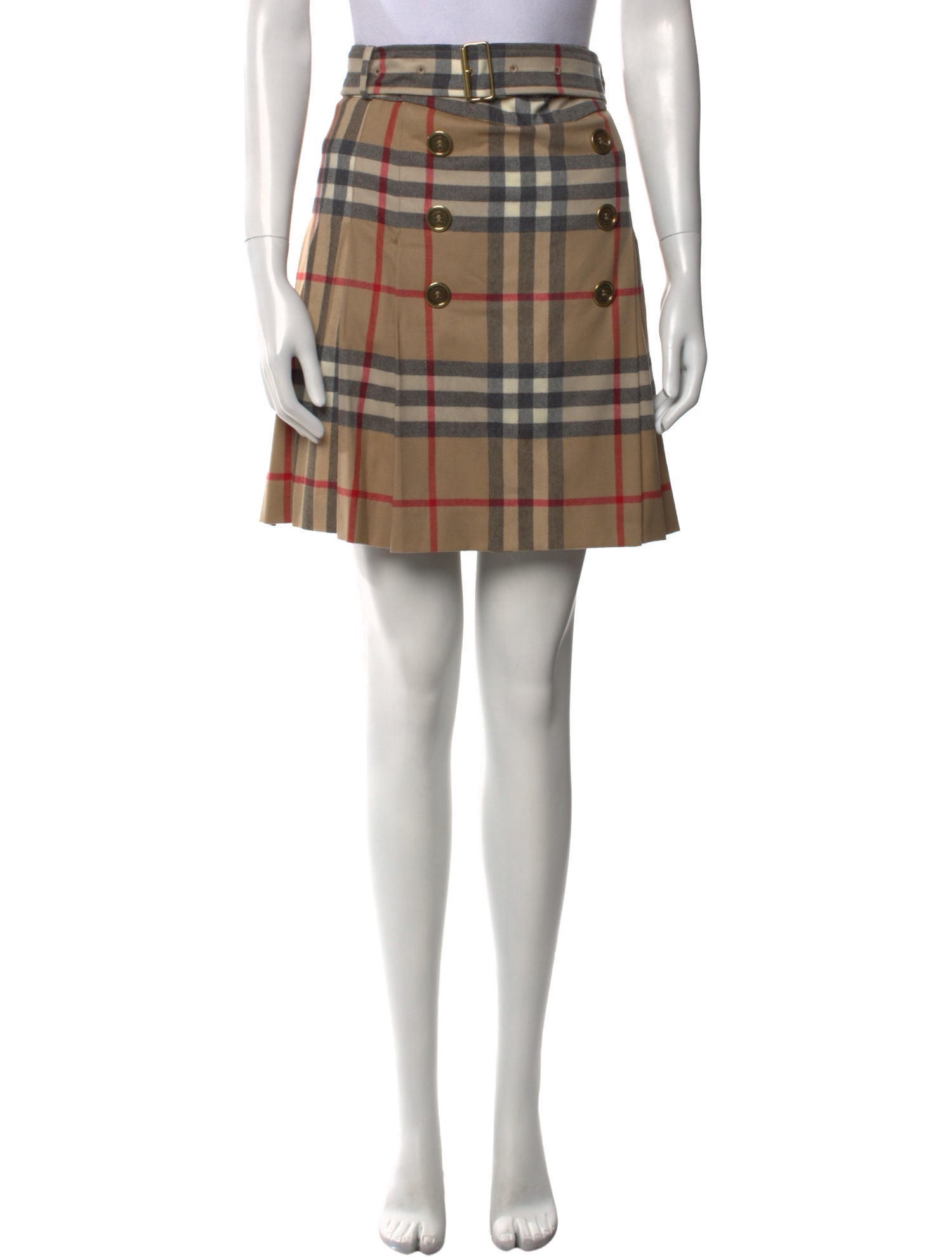 Burberry London Wool Mini Shorts