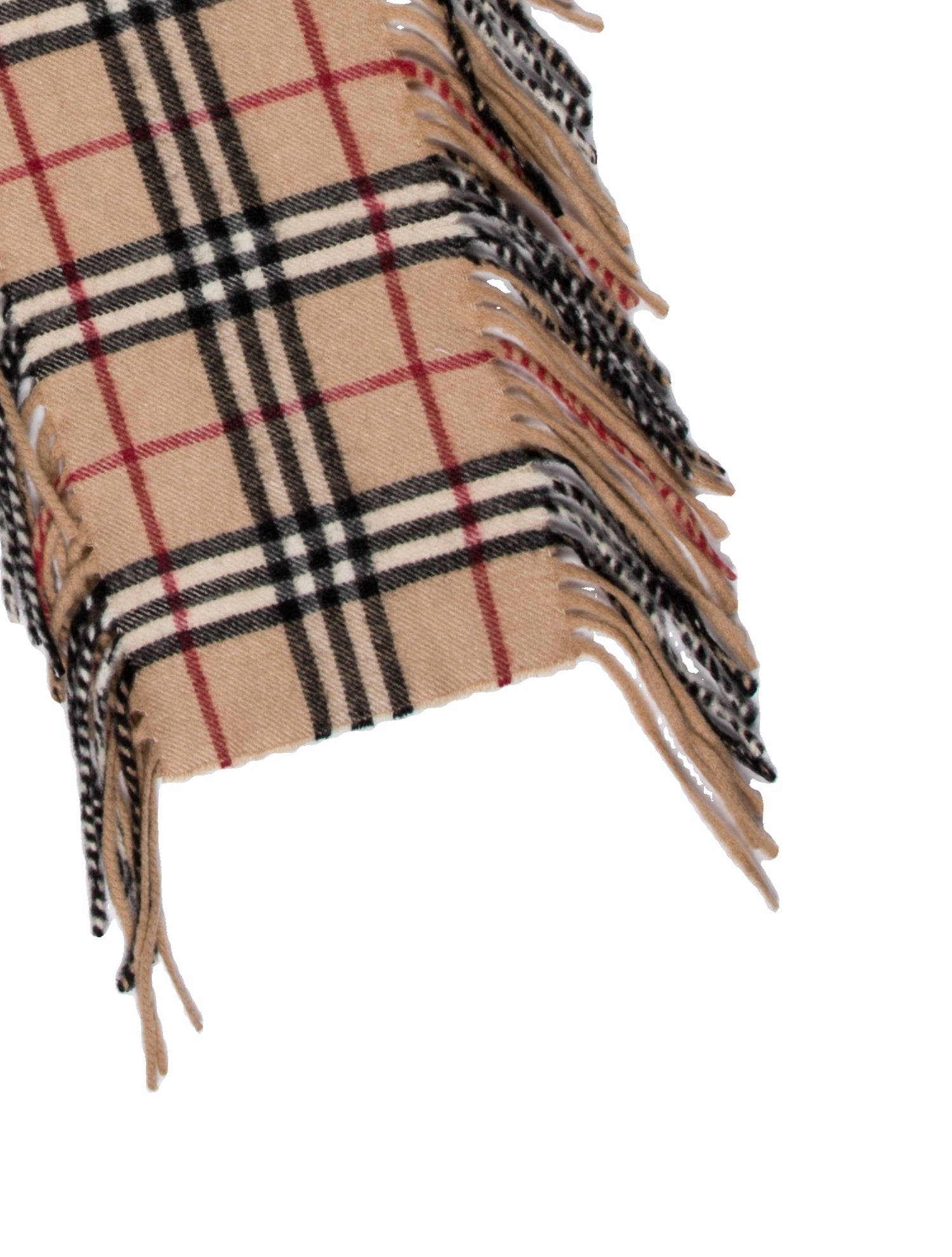Burberry London Cashmere Nova Check Pattern Scarf