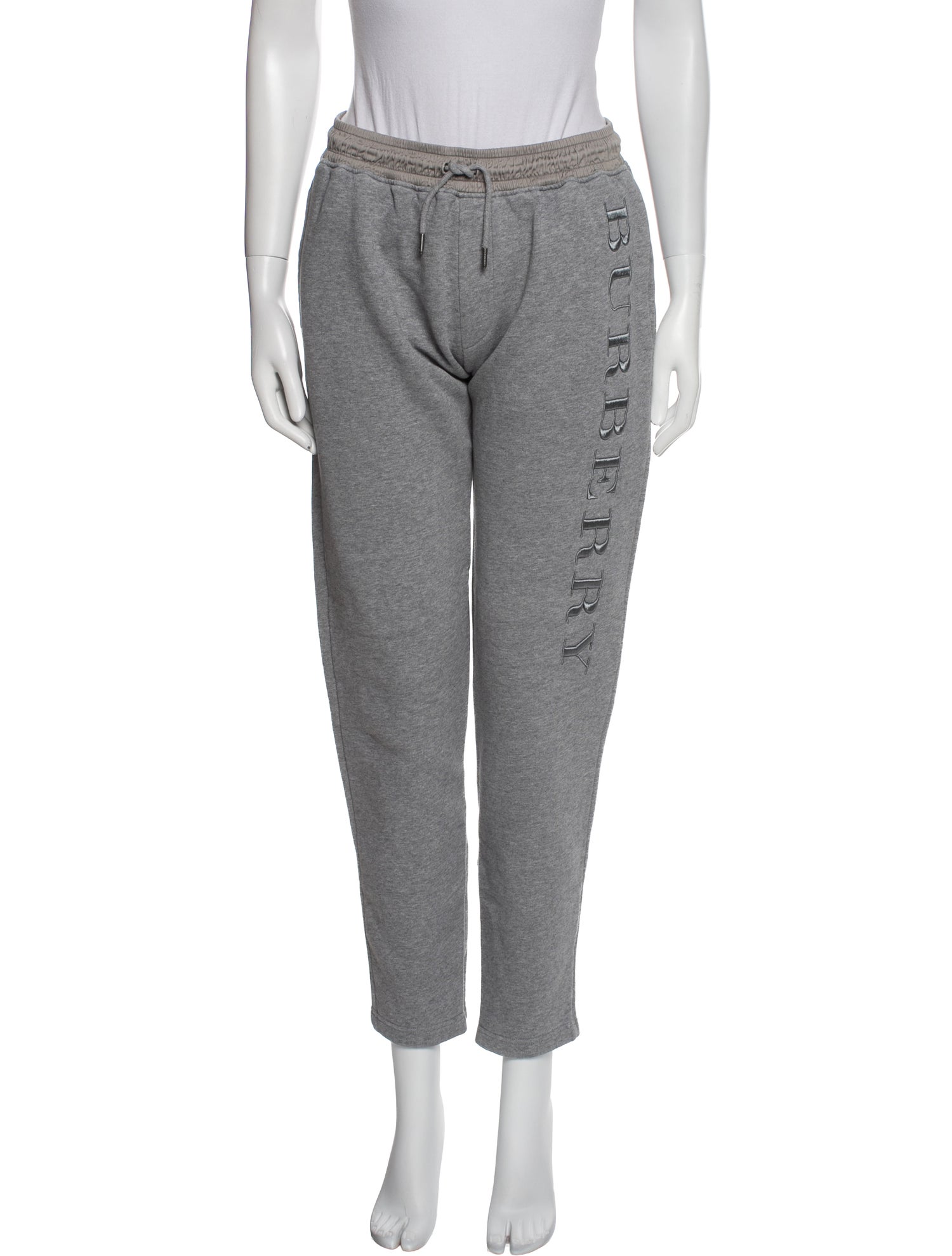 Burberry Embroidered Accent Sweatpants