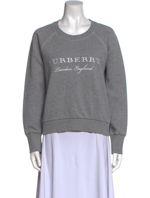 Burberry London Graphic Print Crew Neck Sweatshirt