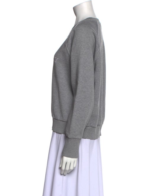 Burberry London Graphic Print Crew Neck Sweatshirt