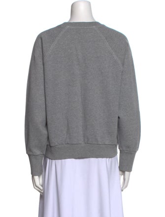 Burberry London Graphic Print Crew Neck Sweatshirt