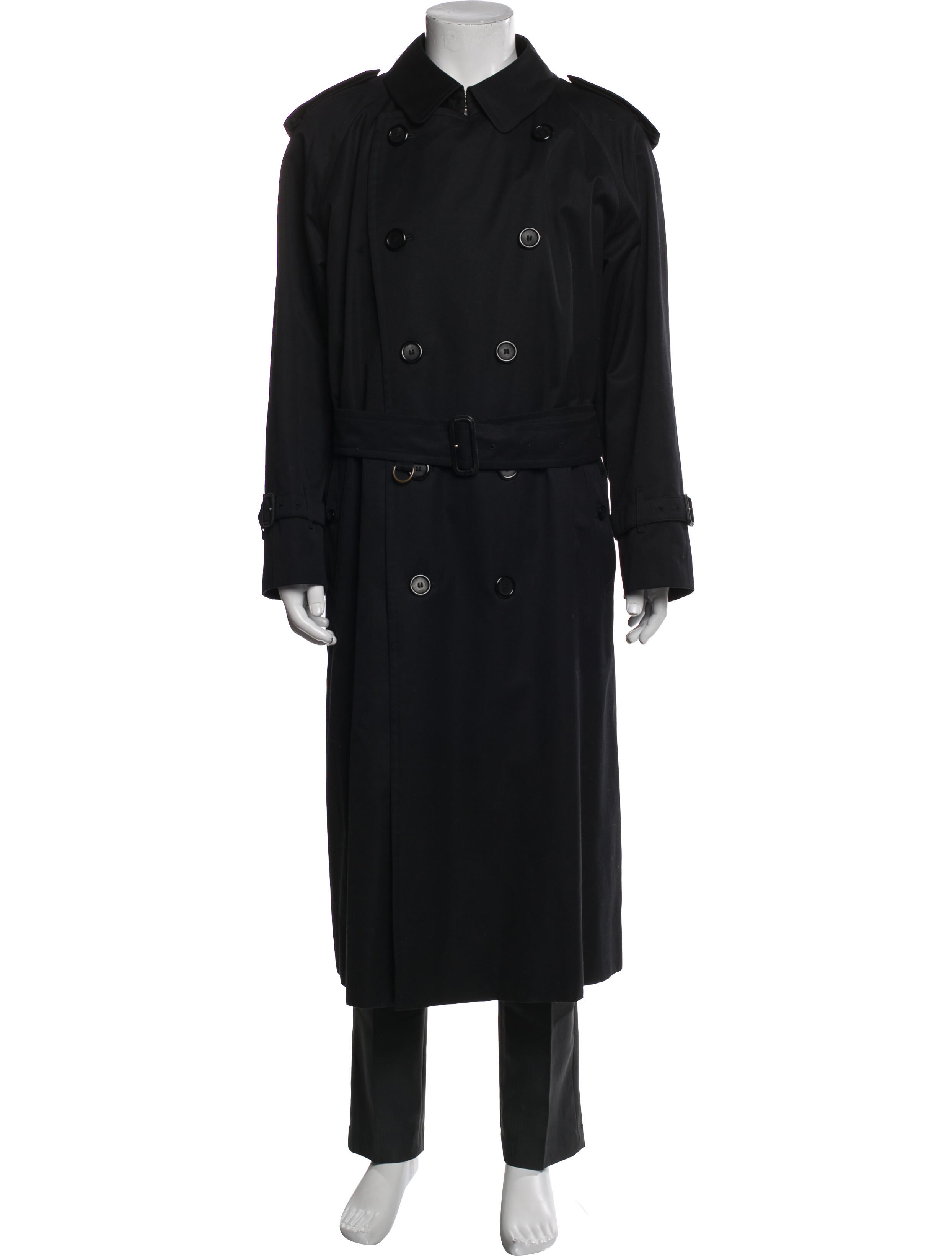 Burberry London Nova Check Pattern Trench Coat