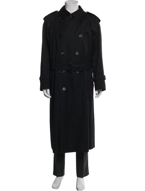 Burberry London Nova Check Pattern Trench Coat