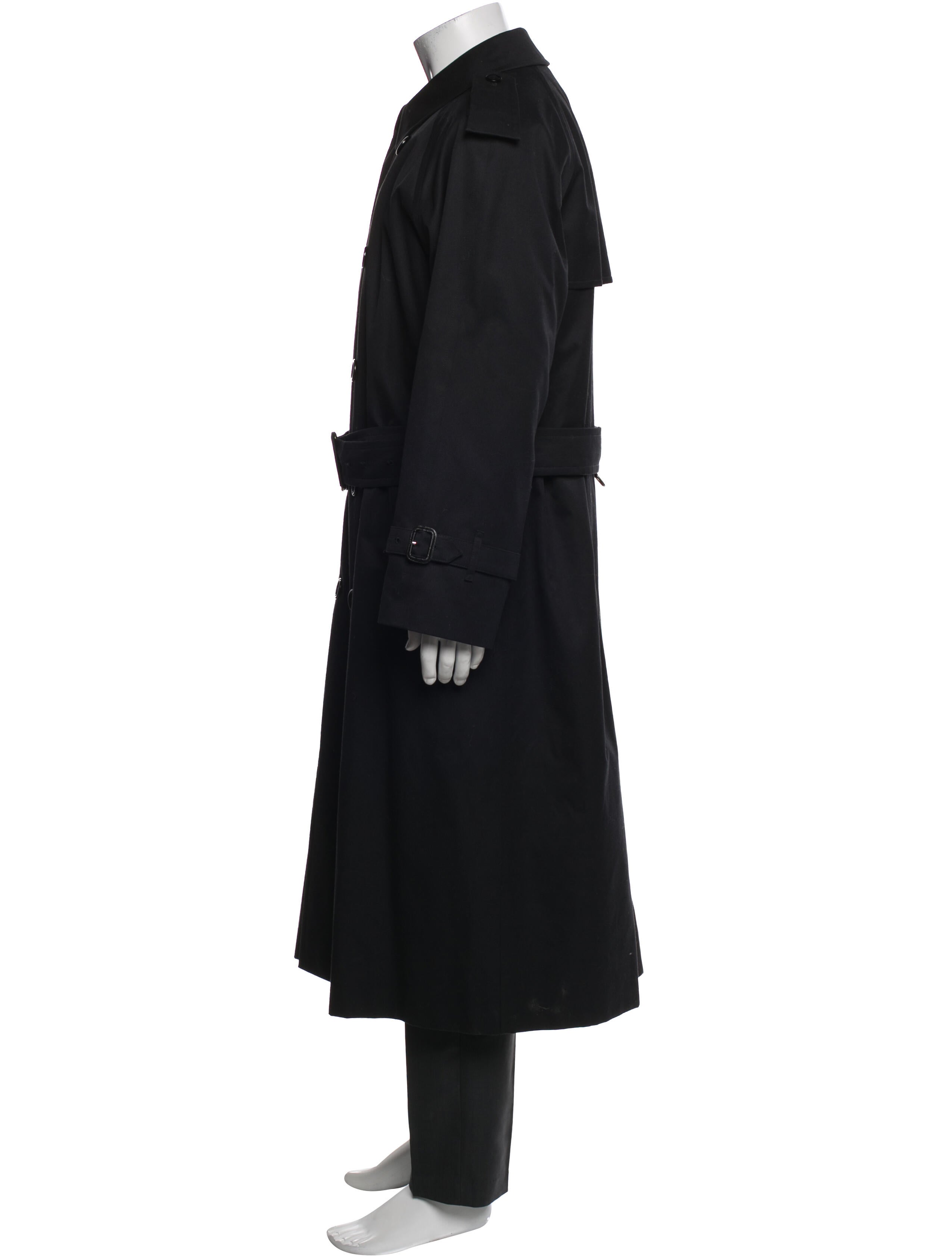 Burberry London Nova Check Pattern Trench Coat