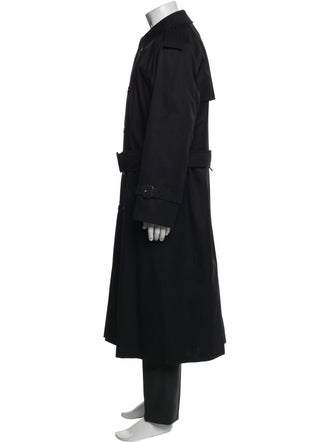 Burberry London Nova Check Pattern Trench Coat