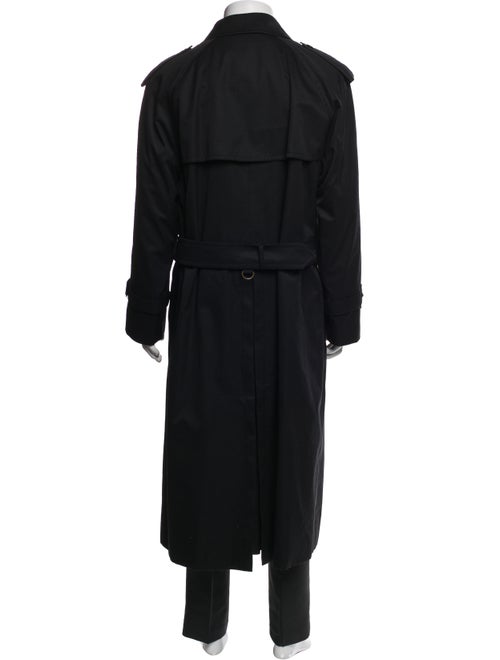 Burberry London Nova Check Pattern Trench Coat