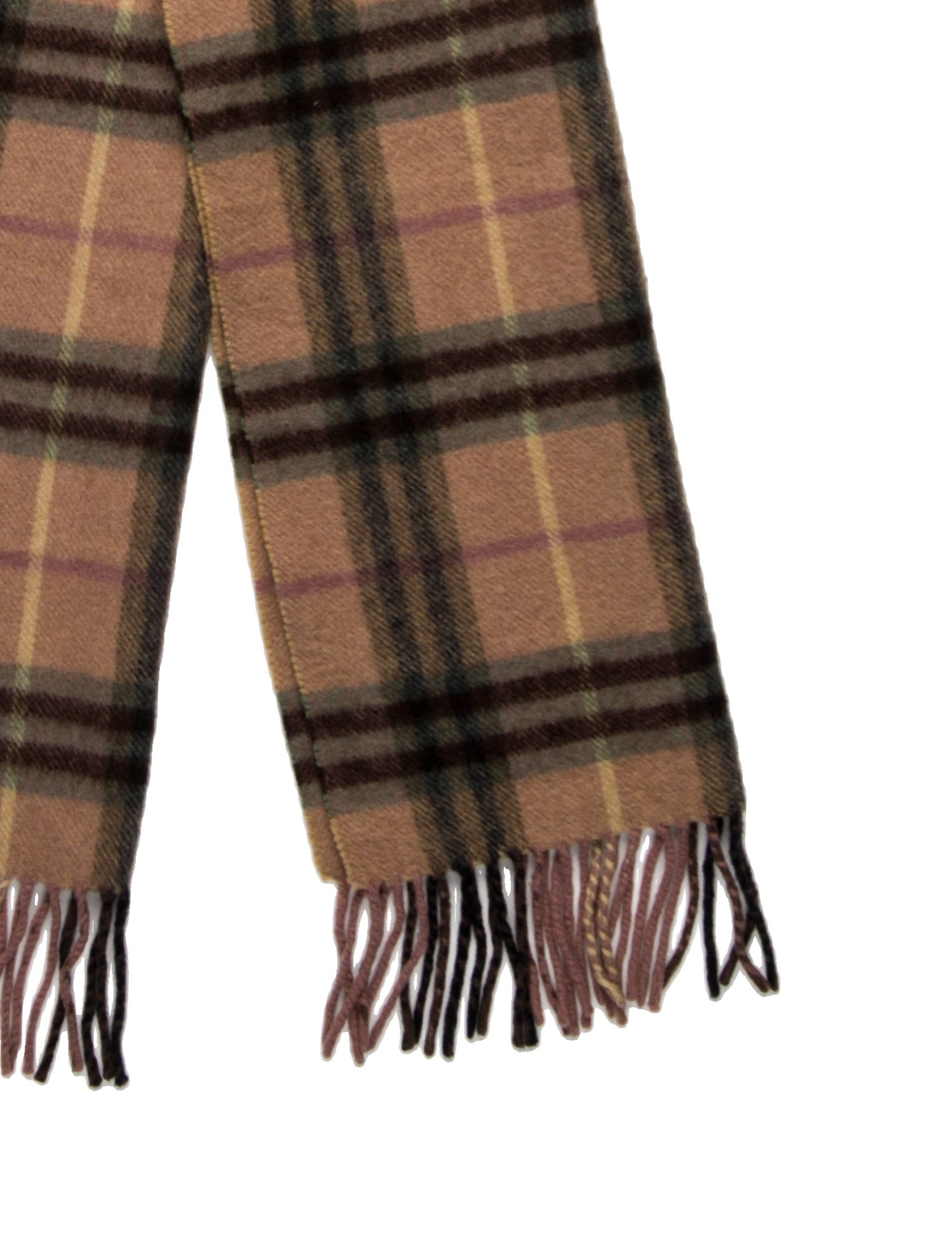Burberry London Cashmere Nova Check Pattern Scarf