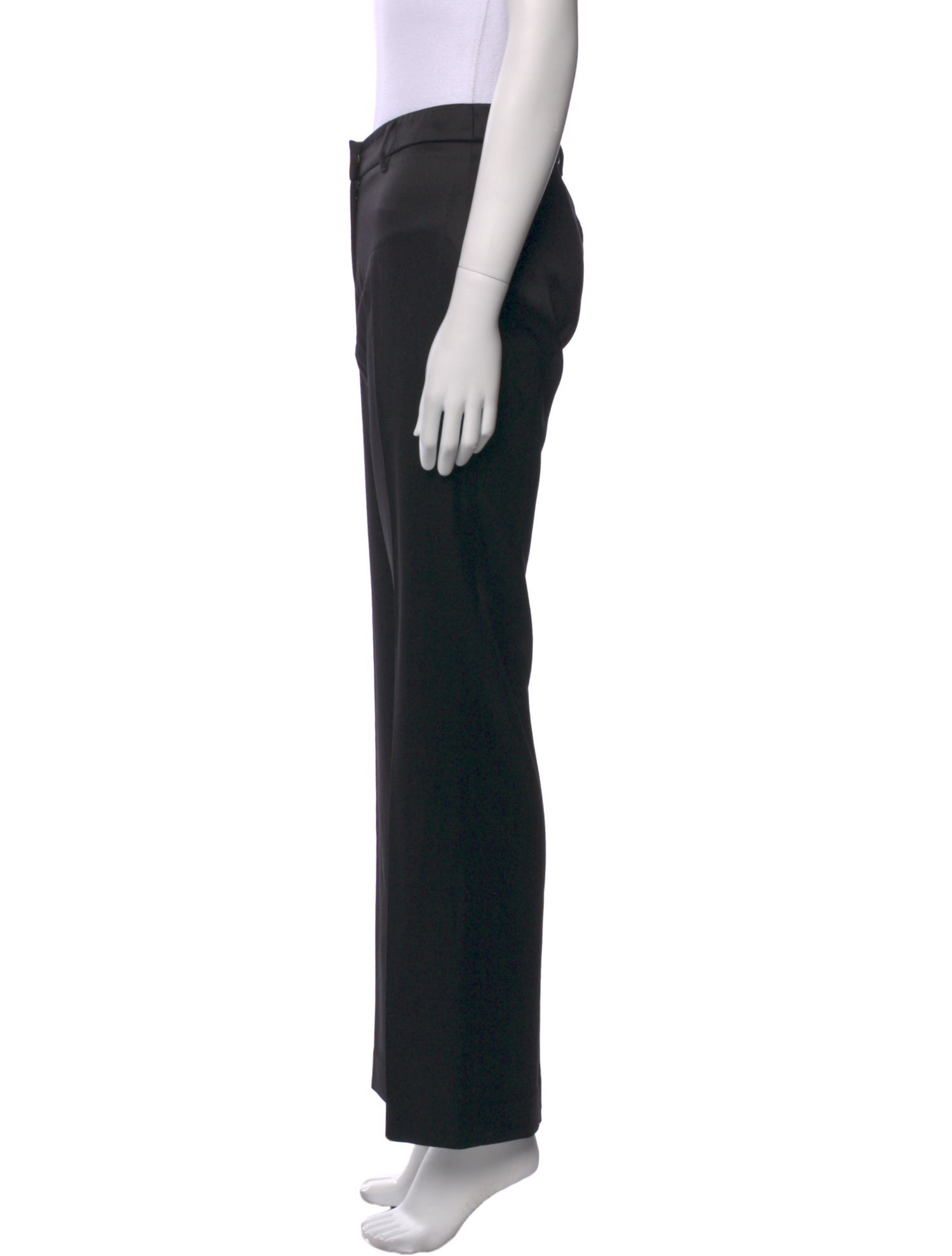 Burberry London Virgin Wool Wide Leg Pants