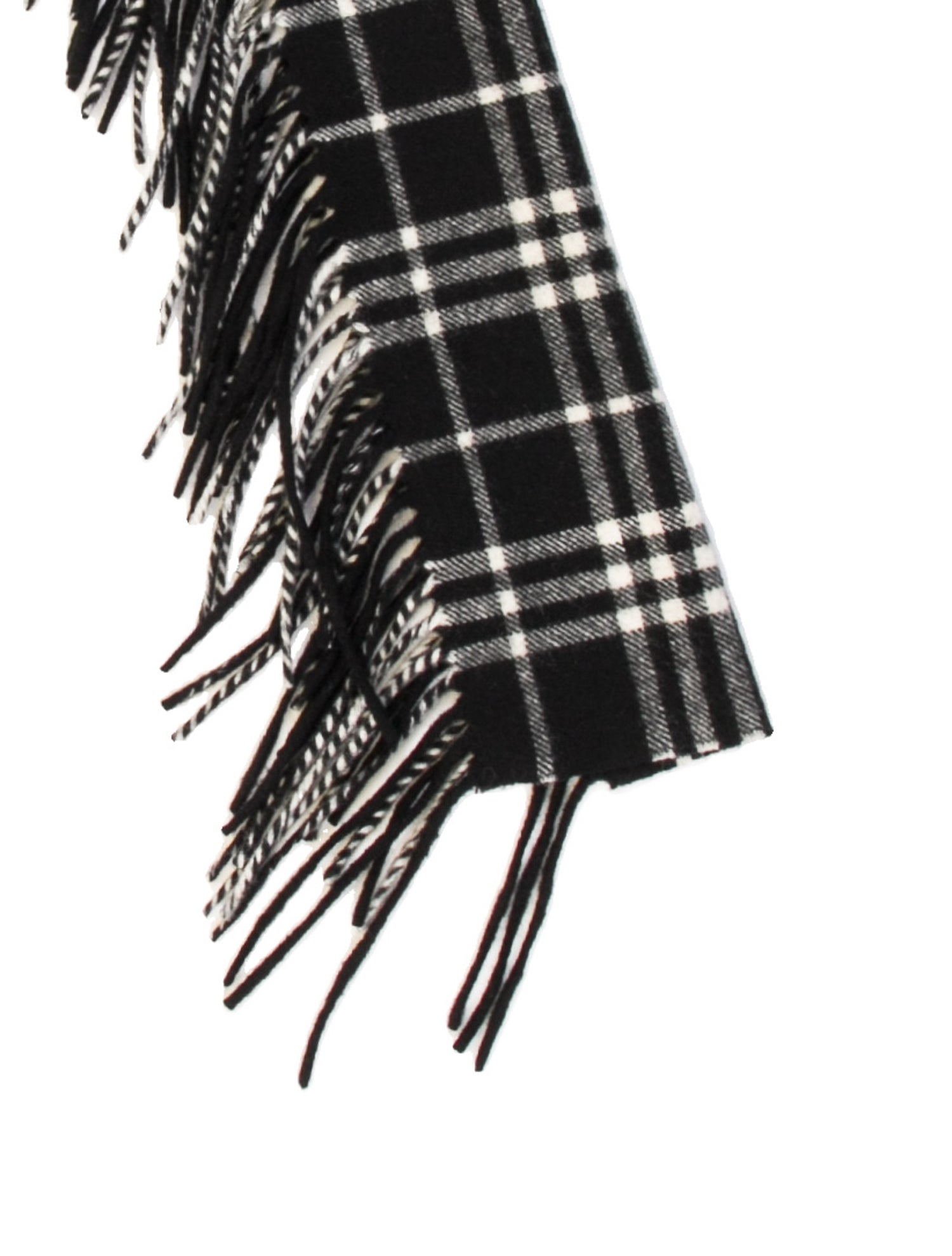 Burberry London Cashmere Nova Check Pattern Scarf