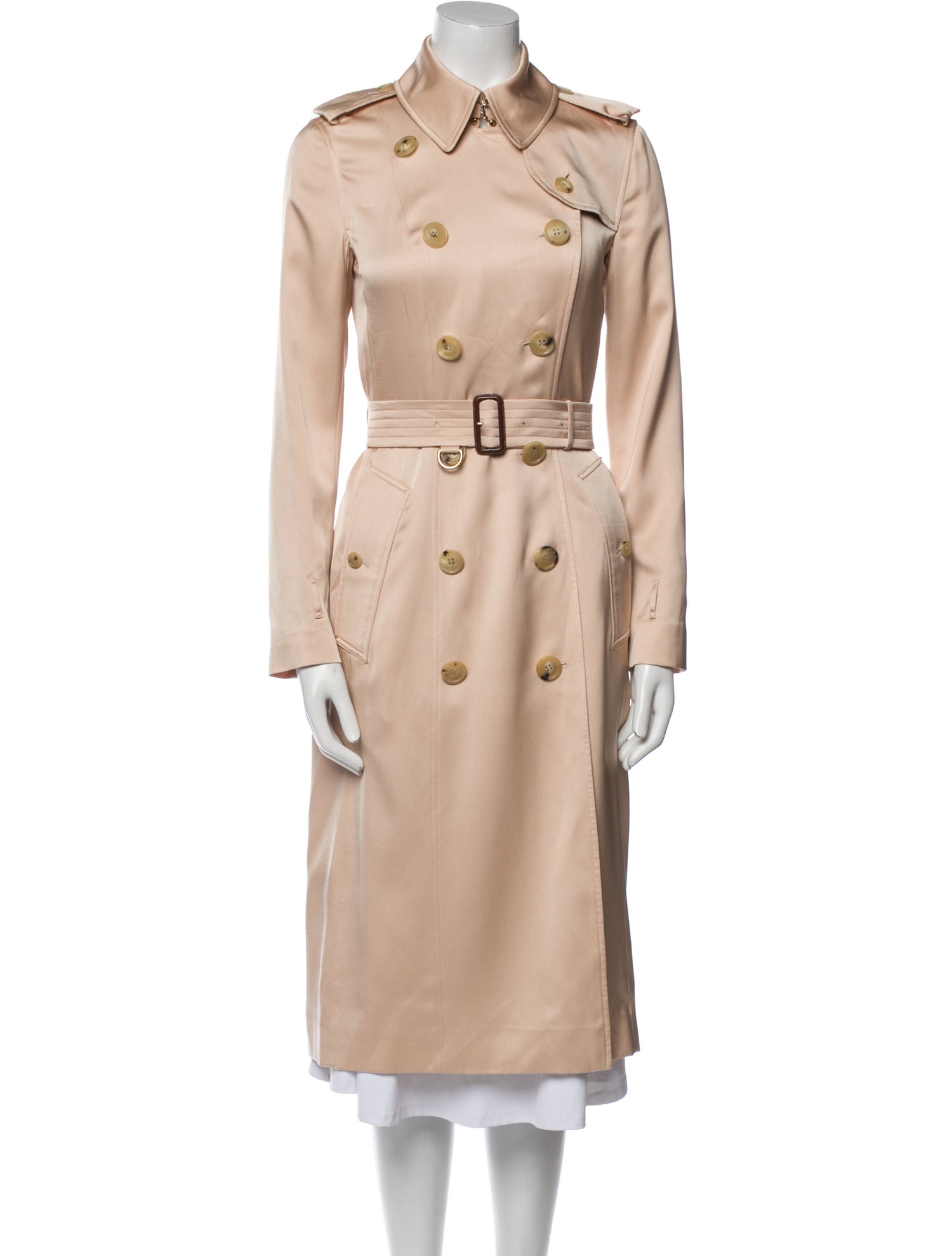 Burberry London Silk Trench Coat