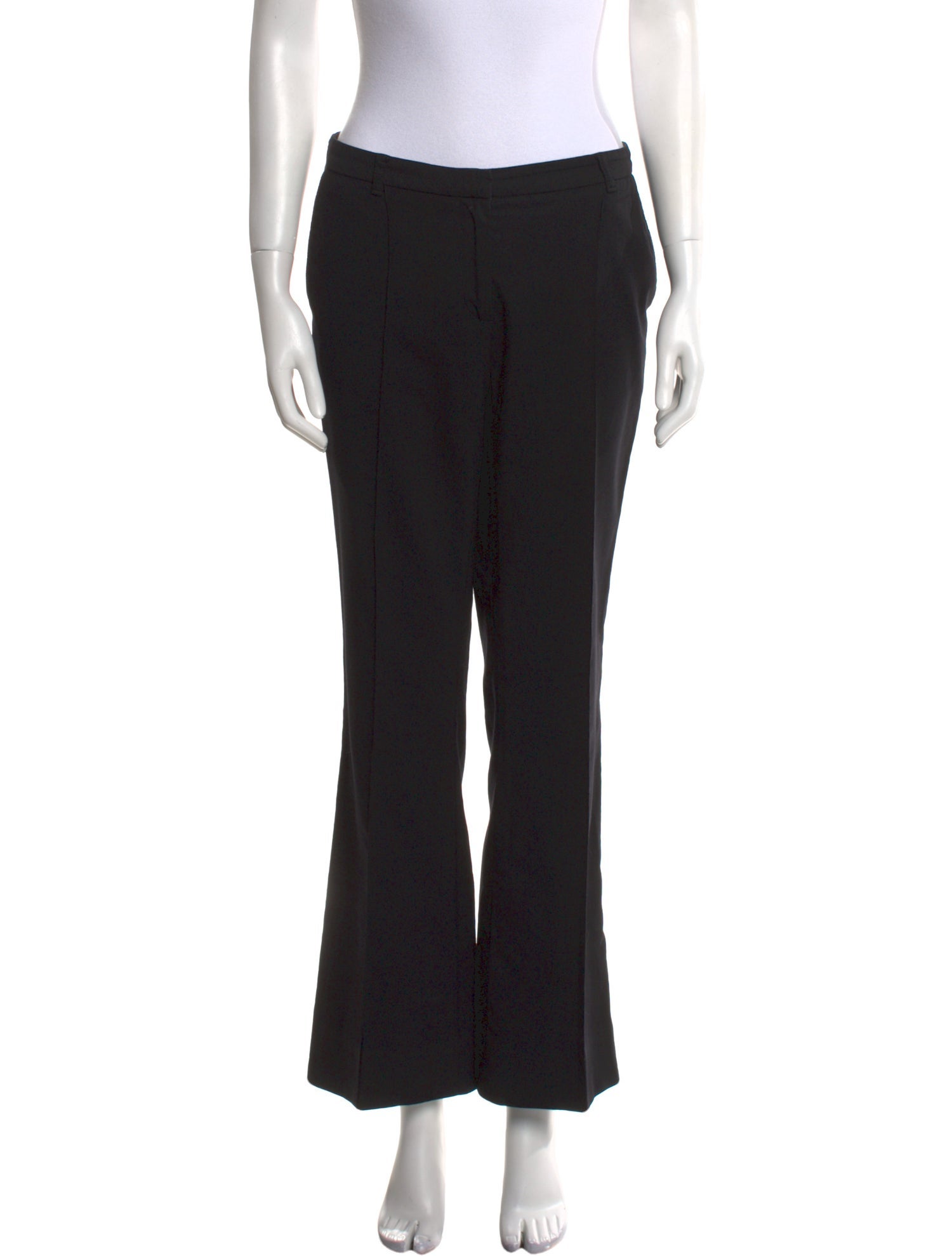 Burberry London Virgin Wool Wide Leg Pants