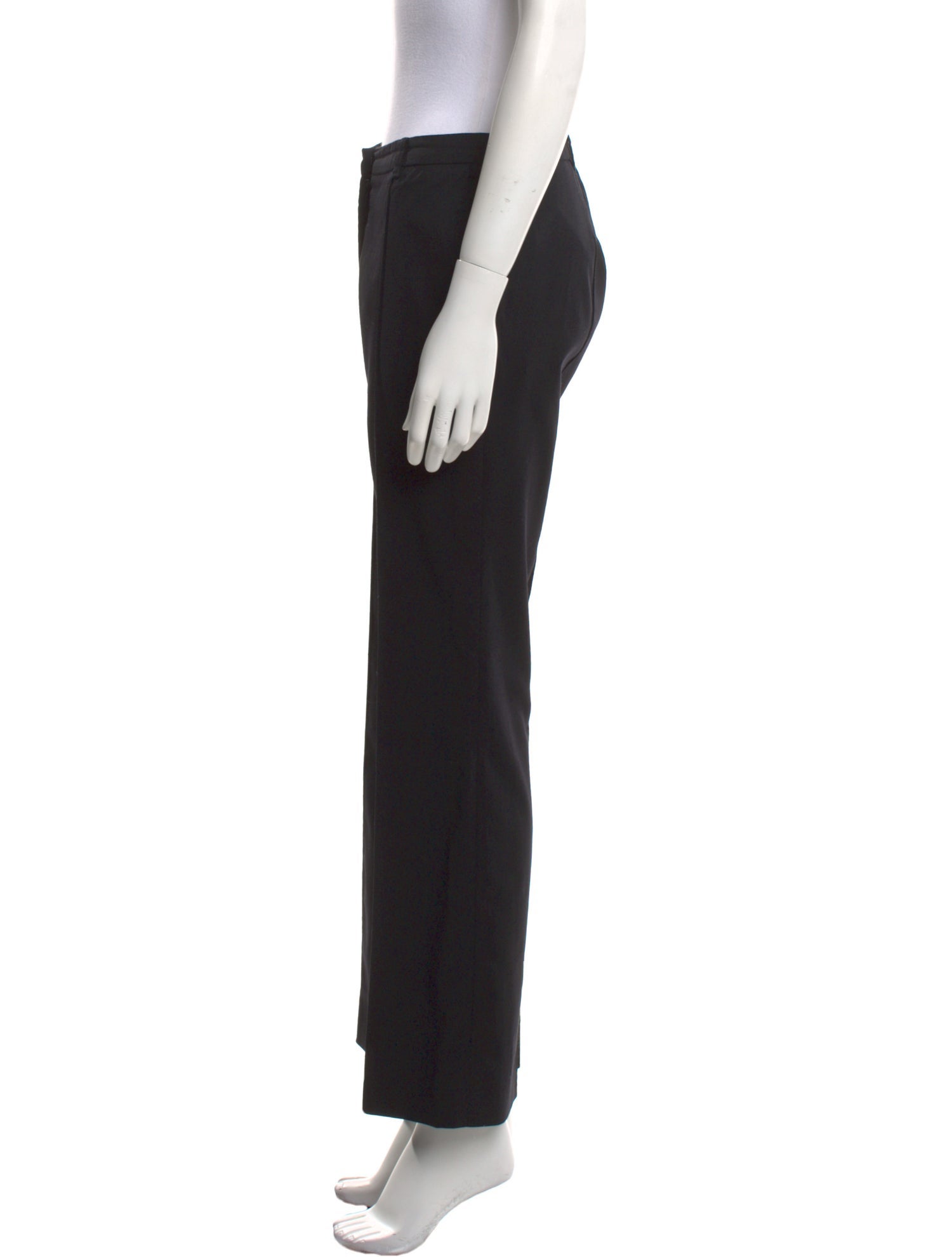 Burberry London Virgin Wool Wide Leg Pants