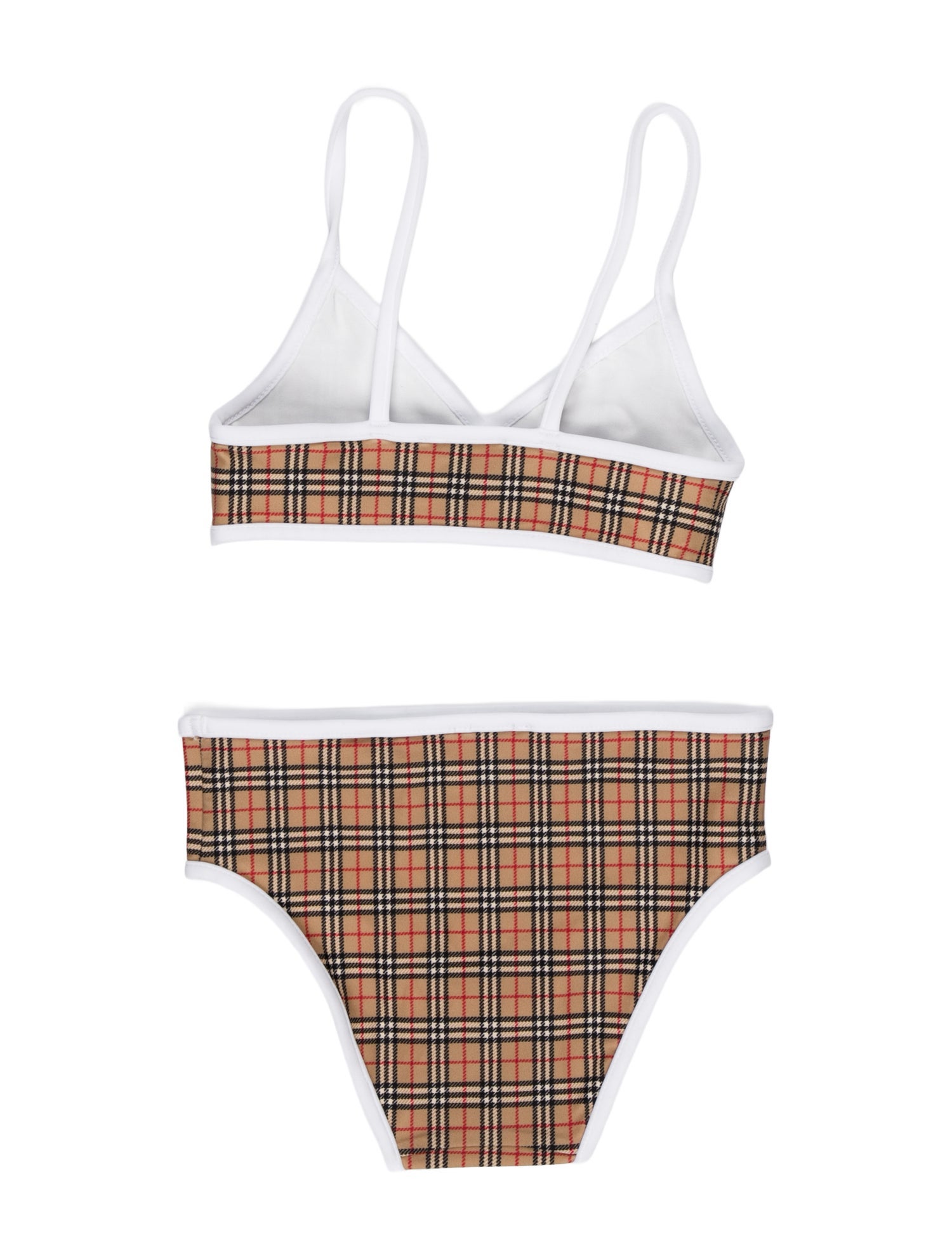 Burberry Girls' Nylon Check Print Bikini w/ Tags