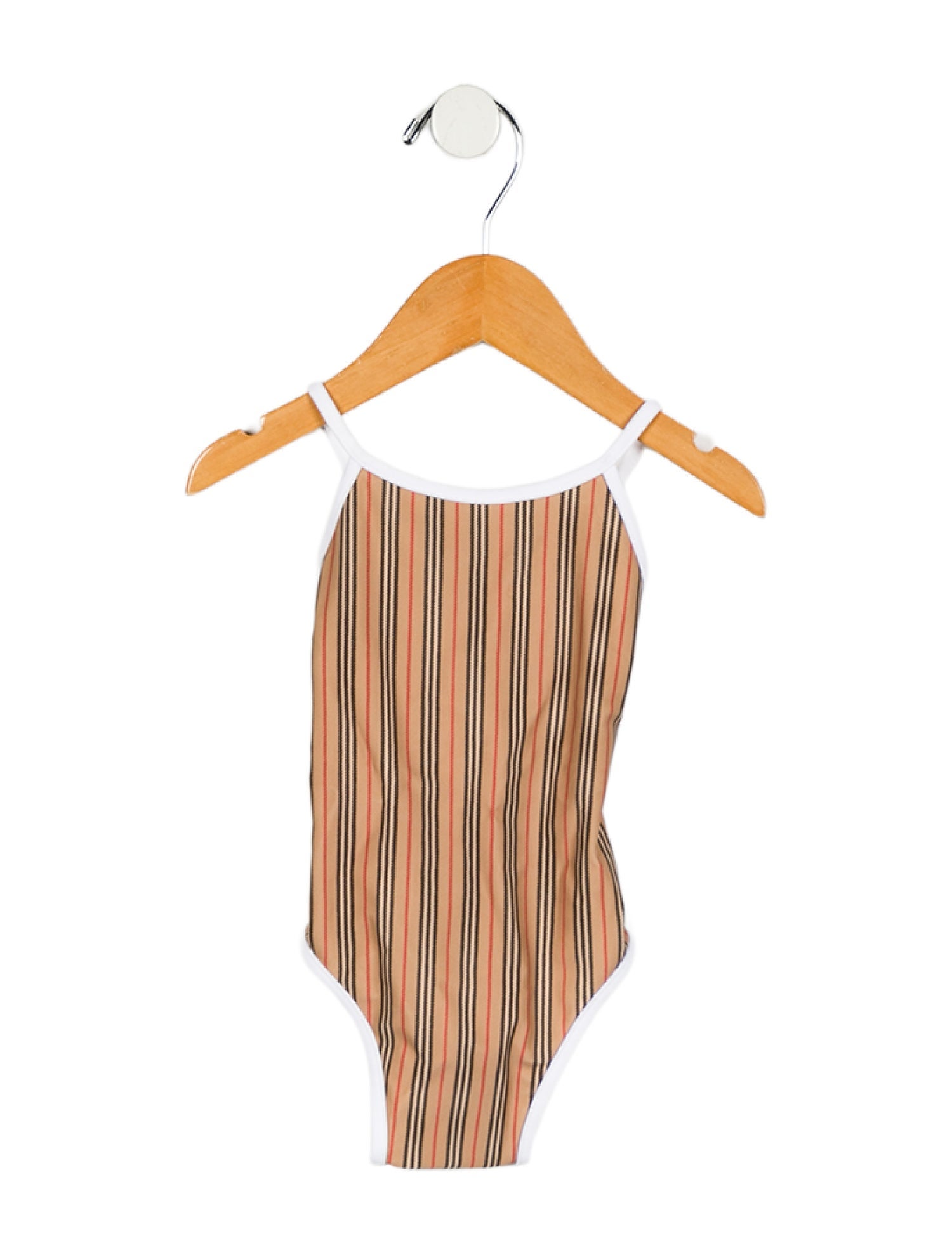 Burberry Girls' Check Print Swimsuit w/ Tags