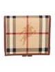 Burberry London Haymarket Check Pattern Printed Wallet