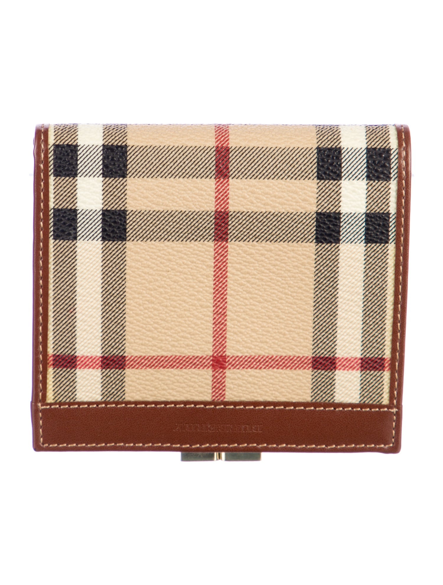 Burberry London Haymarket Check Pattern Printed Wallet