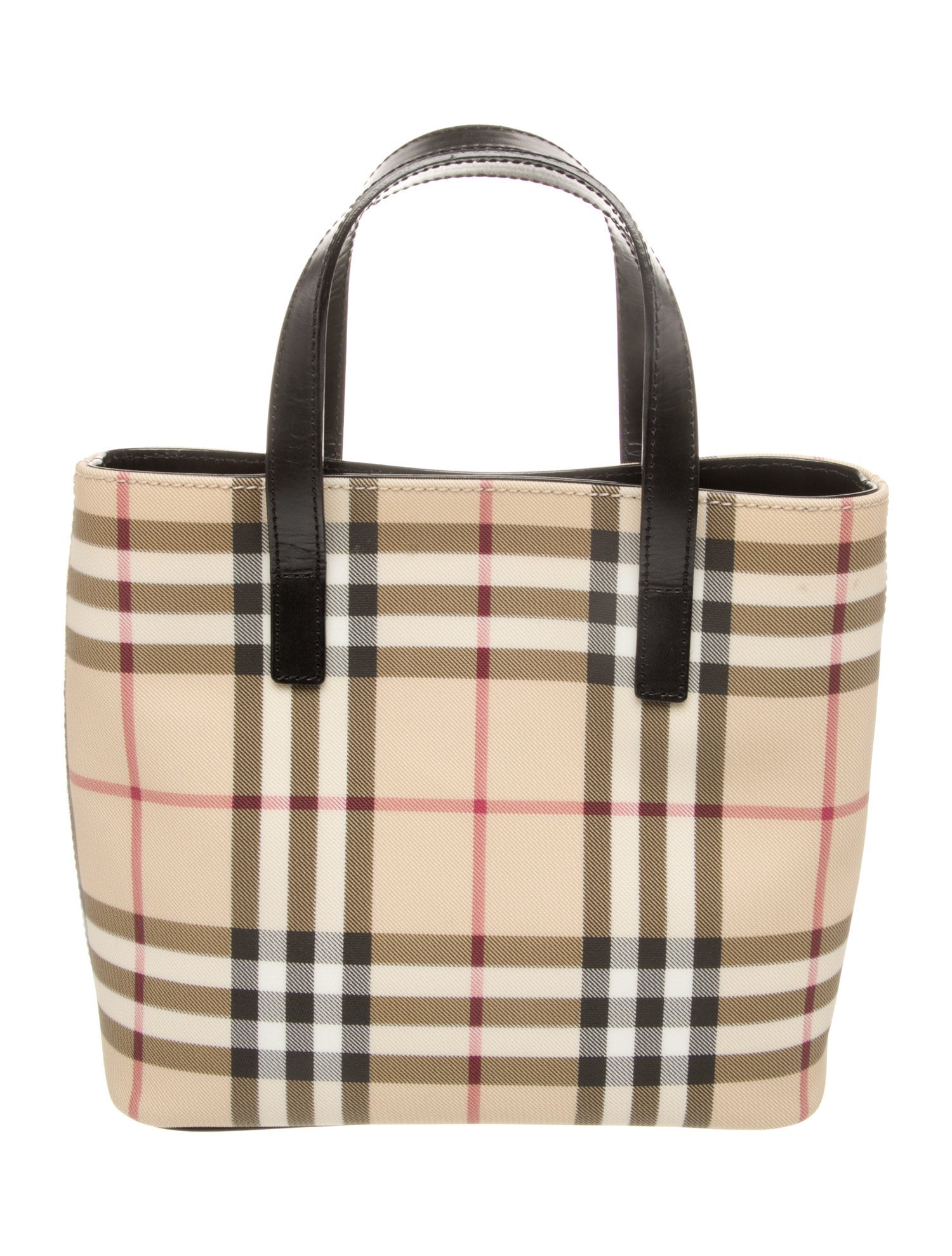 Burberry London Nova Check Top Handle Bag