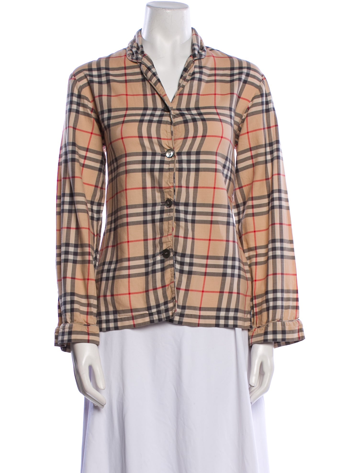 Burberry London Plaid Print Pajamas