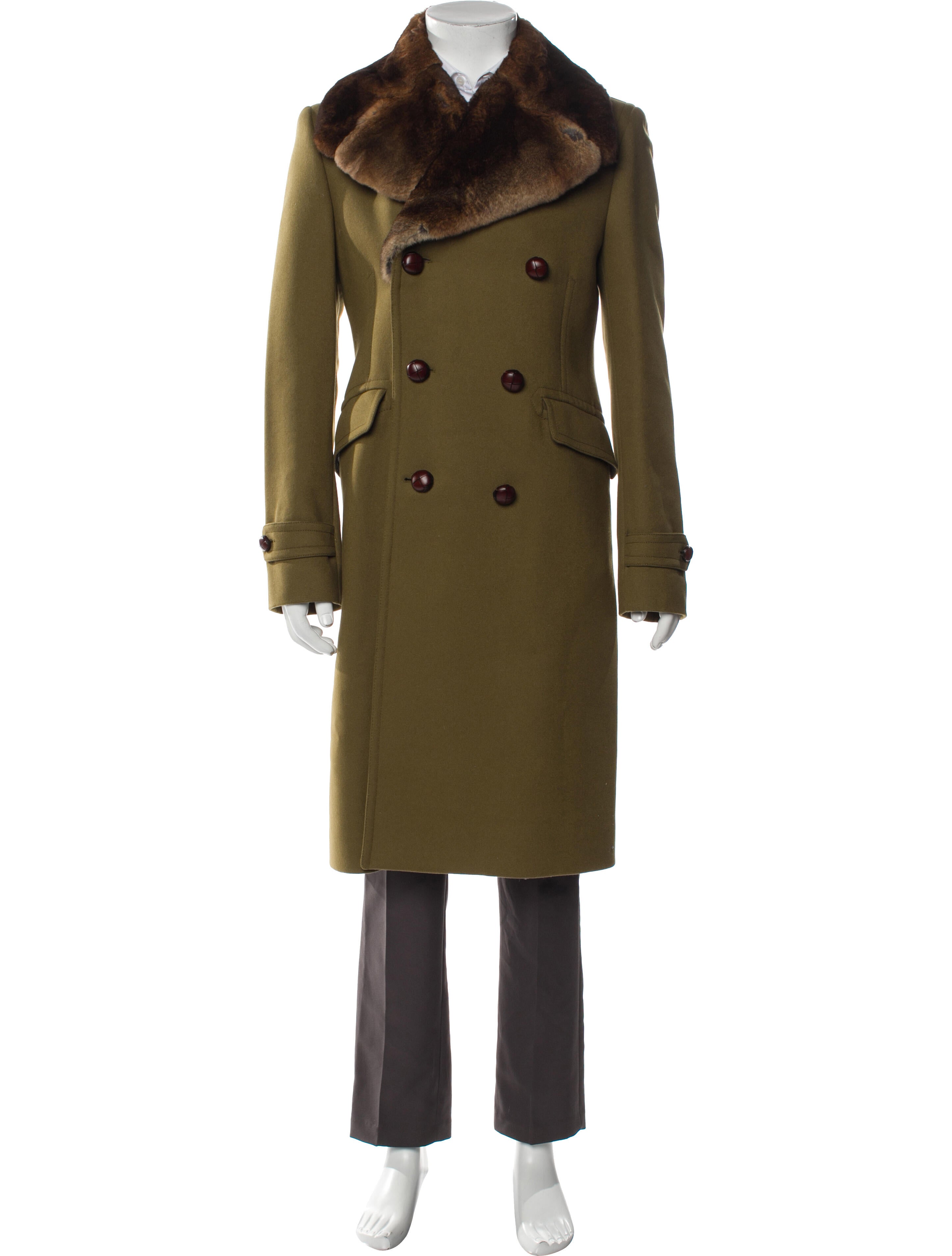 Burberry London Virgin Wool Trench Coat