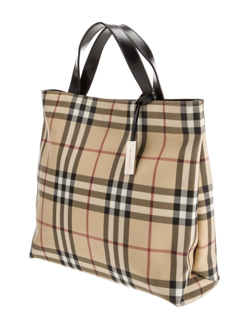Burberry London Nova Check Top Handle Bag