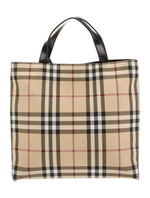 Burberry London Nova Check Top Handle Bag