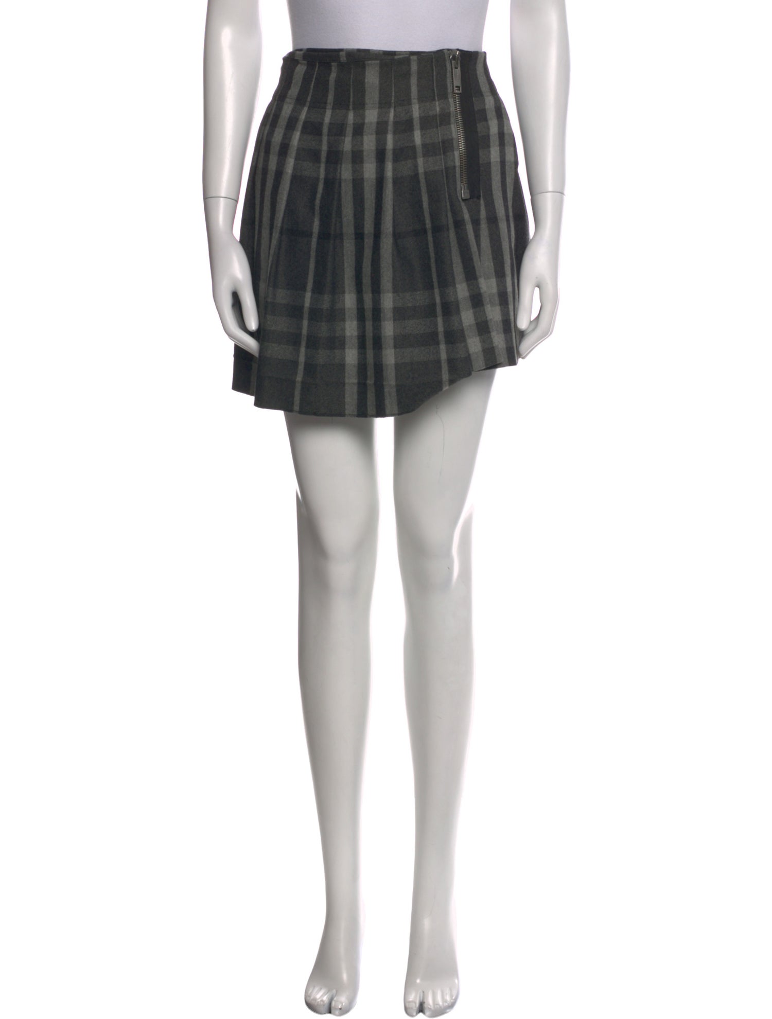 Burberry London Wool Mini Skirt