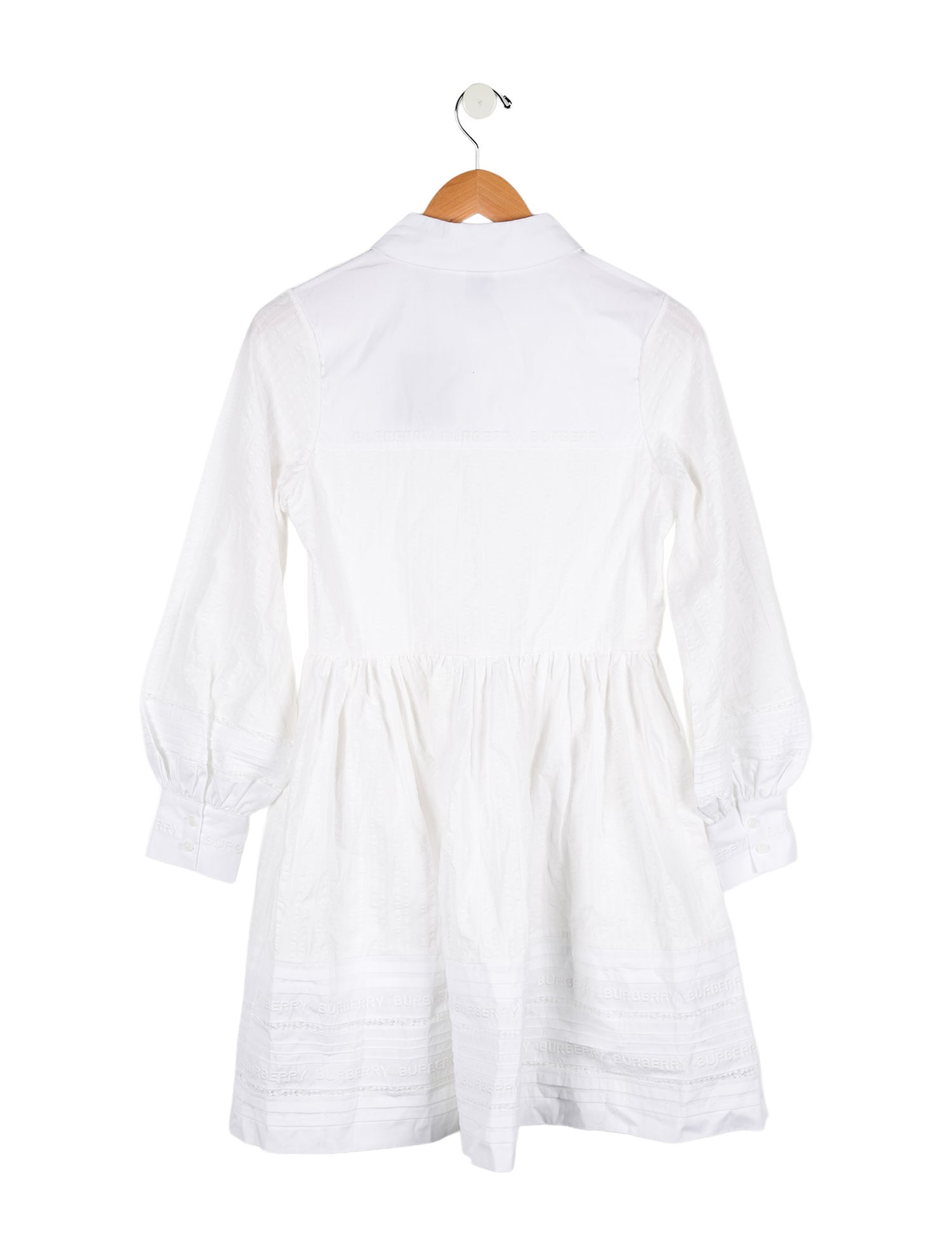 Burberry Girls' Long Sleeve Collared Dress w/ Tags