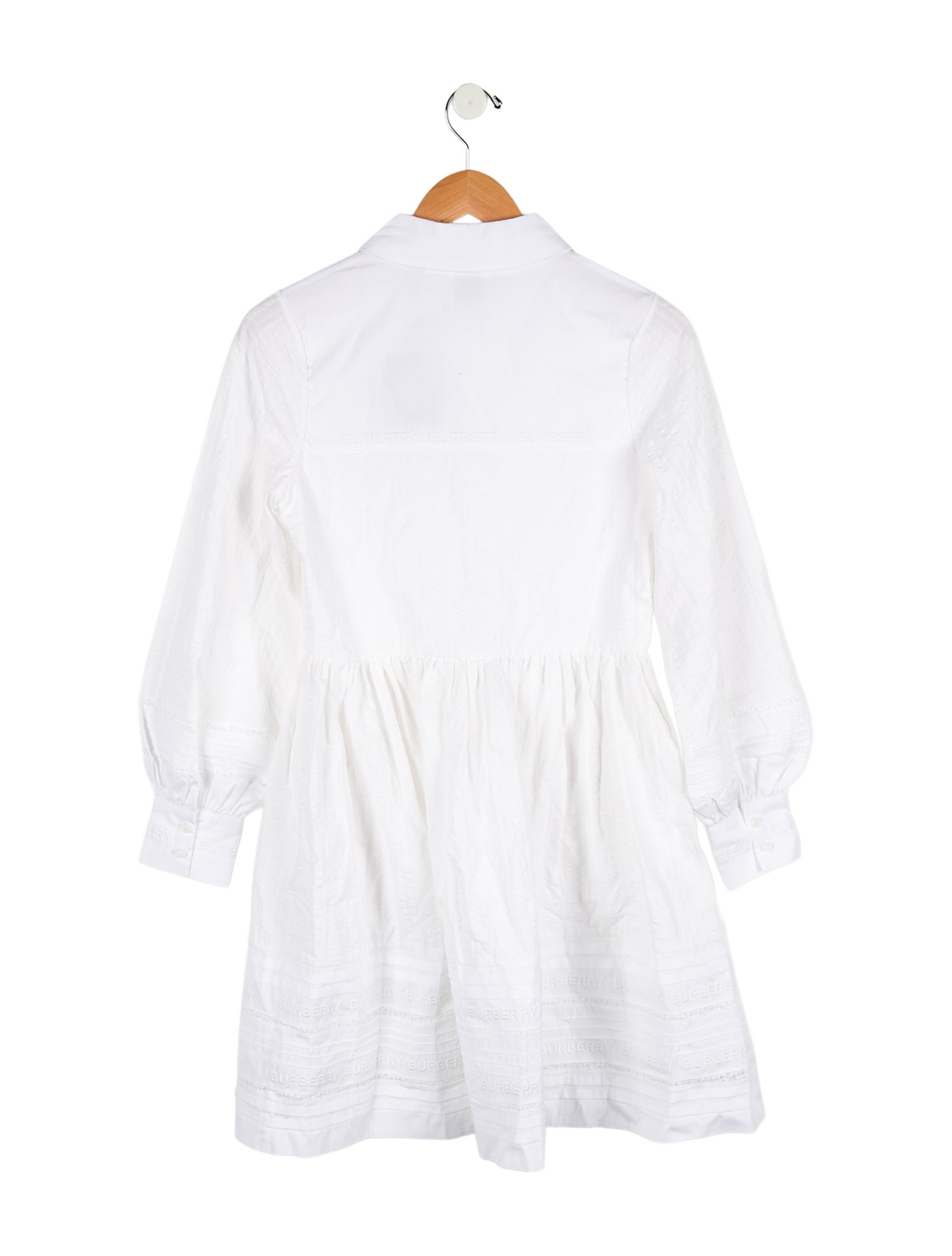 Burberry Girls' Long Sleeve Collared Dress w/ Tags