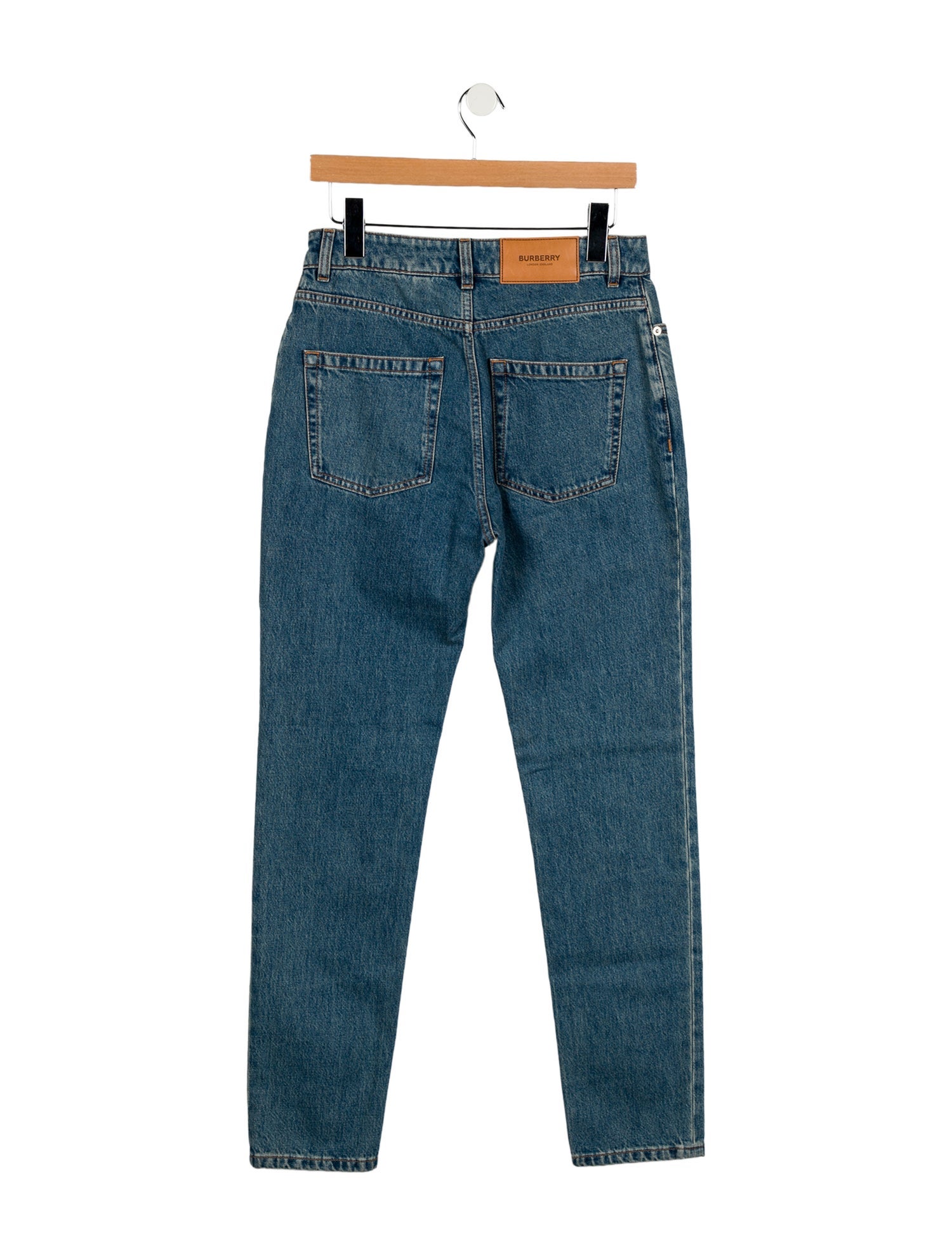 Burberry London Mid-Rise Straight Leg Jeans w/ Tags