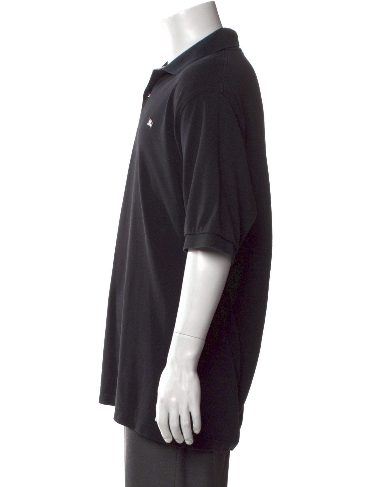 Burberry London Nova Check Pattern Collar Polo Shirt