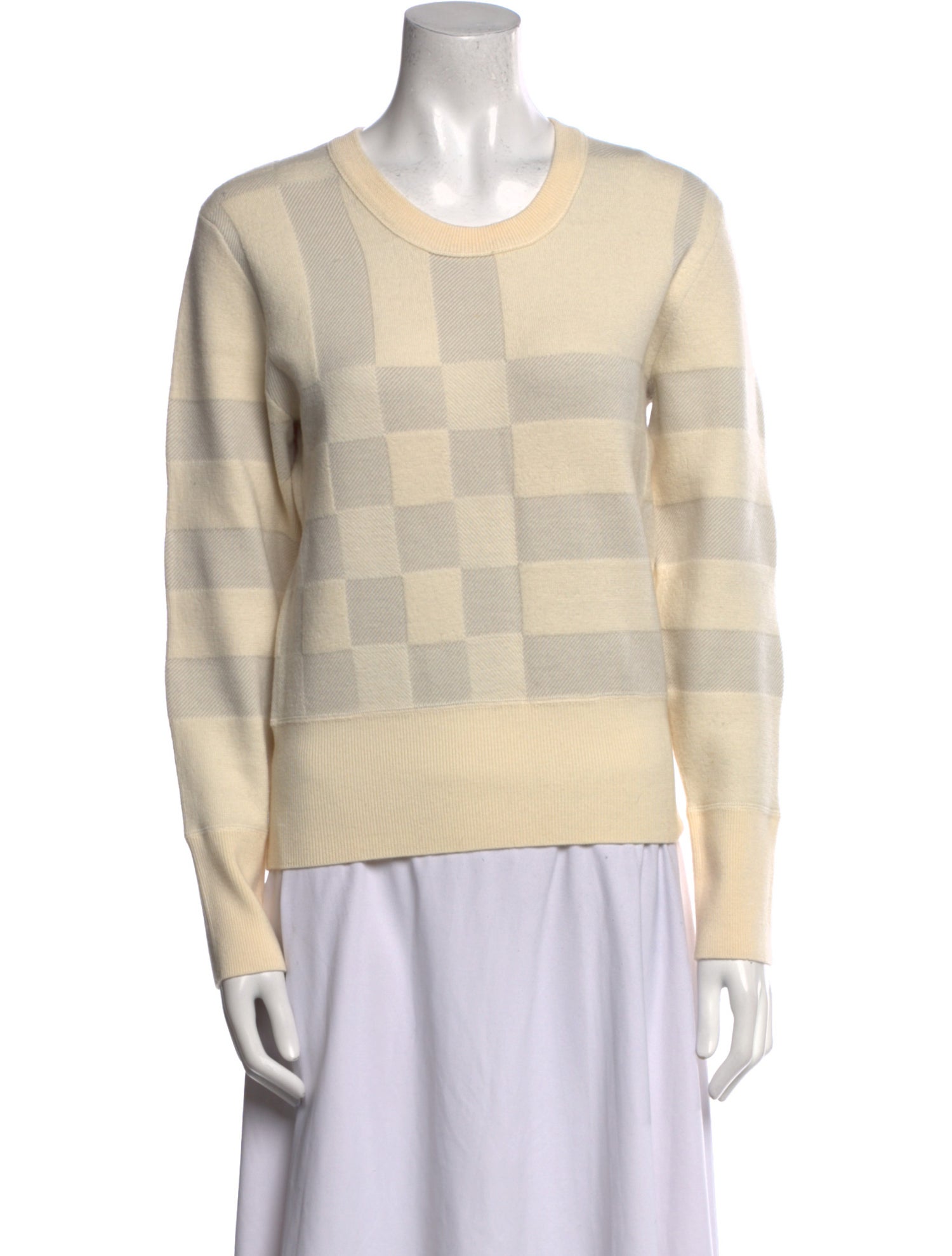 Burberry London Printed Scoop Neck Sweatshirt