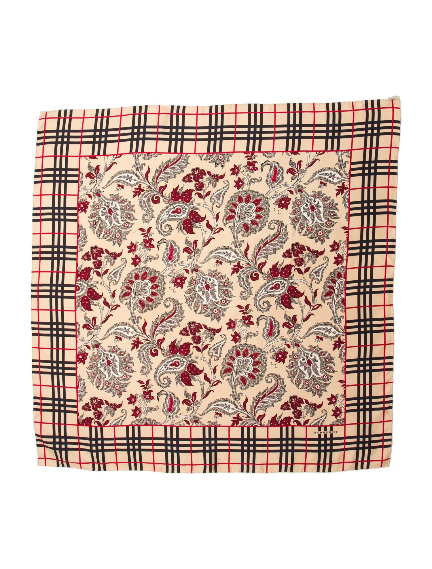 Burberry London Cashmere TB Monogram Scarf