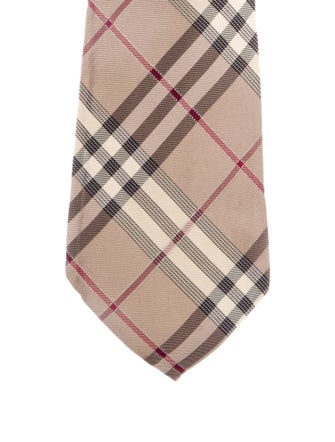 Burberry London Pattern Print Silk Tie