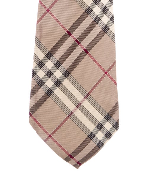 Burberry London Pattern Print Silk Tie