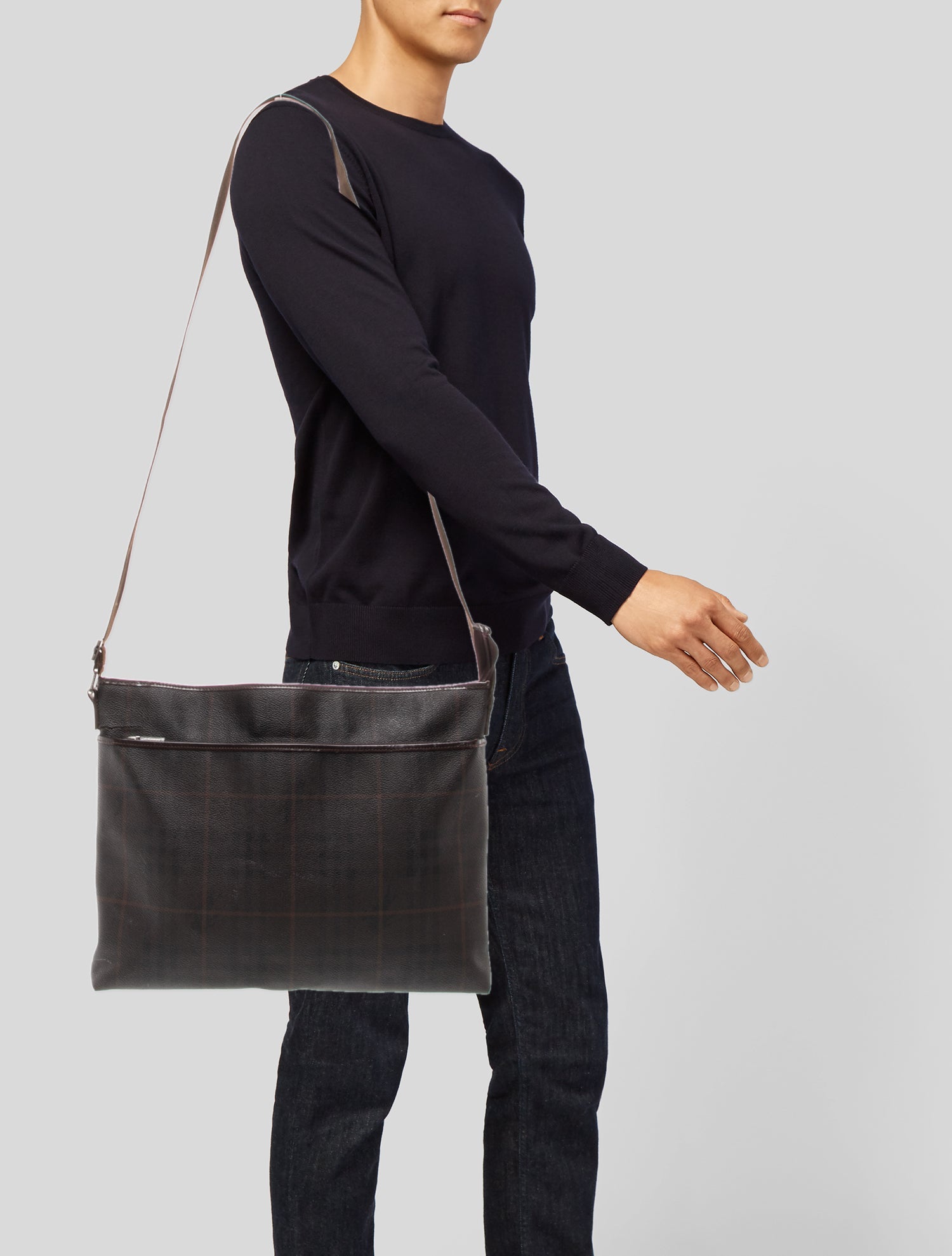 Burberry London Haymarket Check Messenger Bag