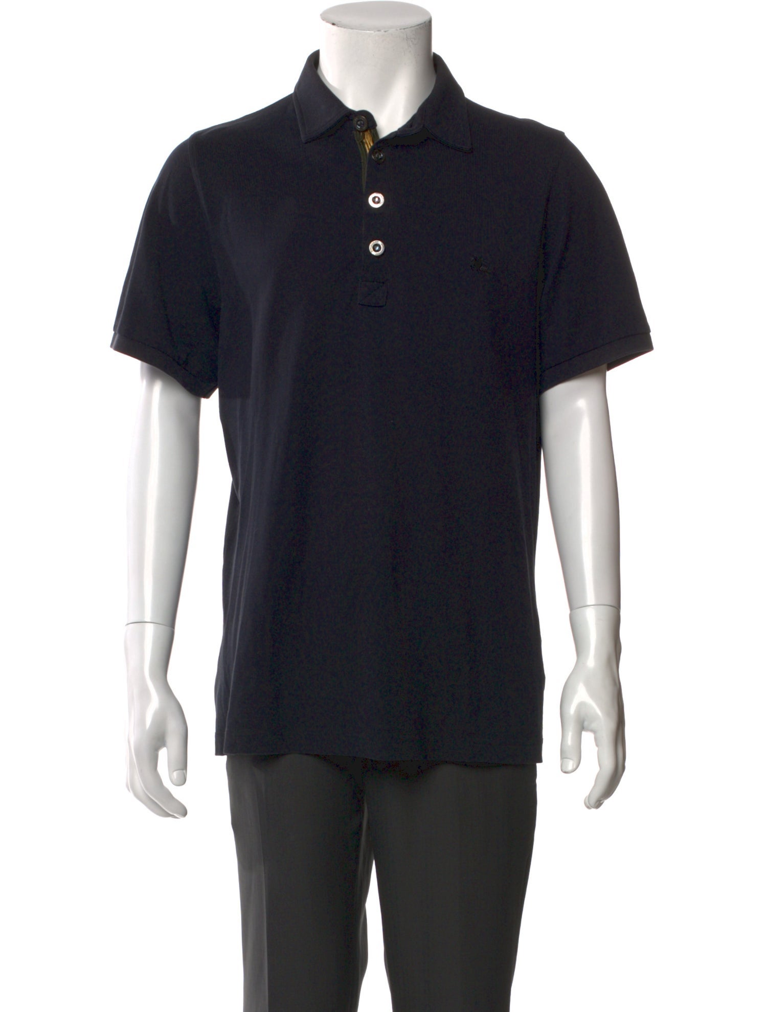 Burberry London House Check Pattern Collar Polo Shirt