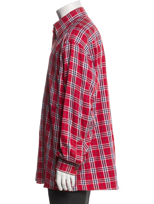 Burberry London Nova Check Pattern Long Sleeve Shirt