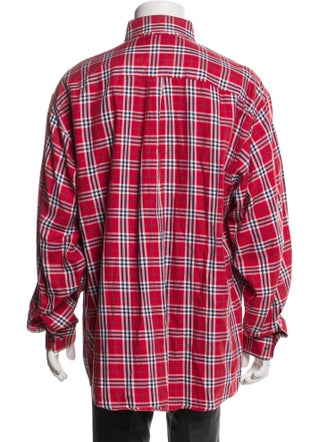 Burberry London Nova Check Pattern Long Sleeve Shirt