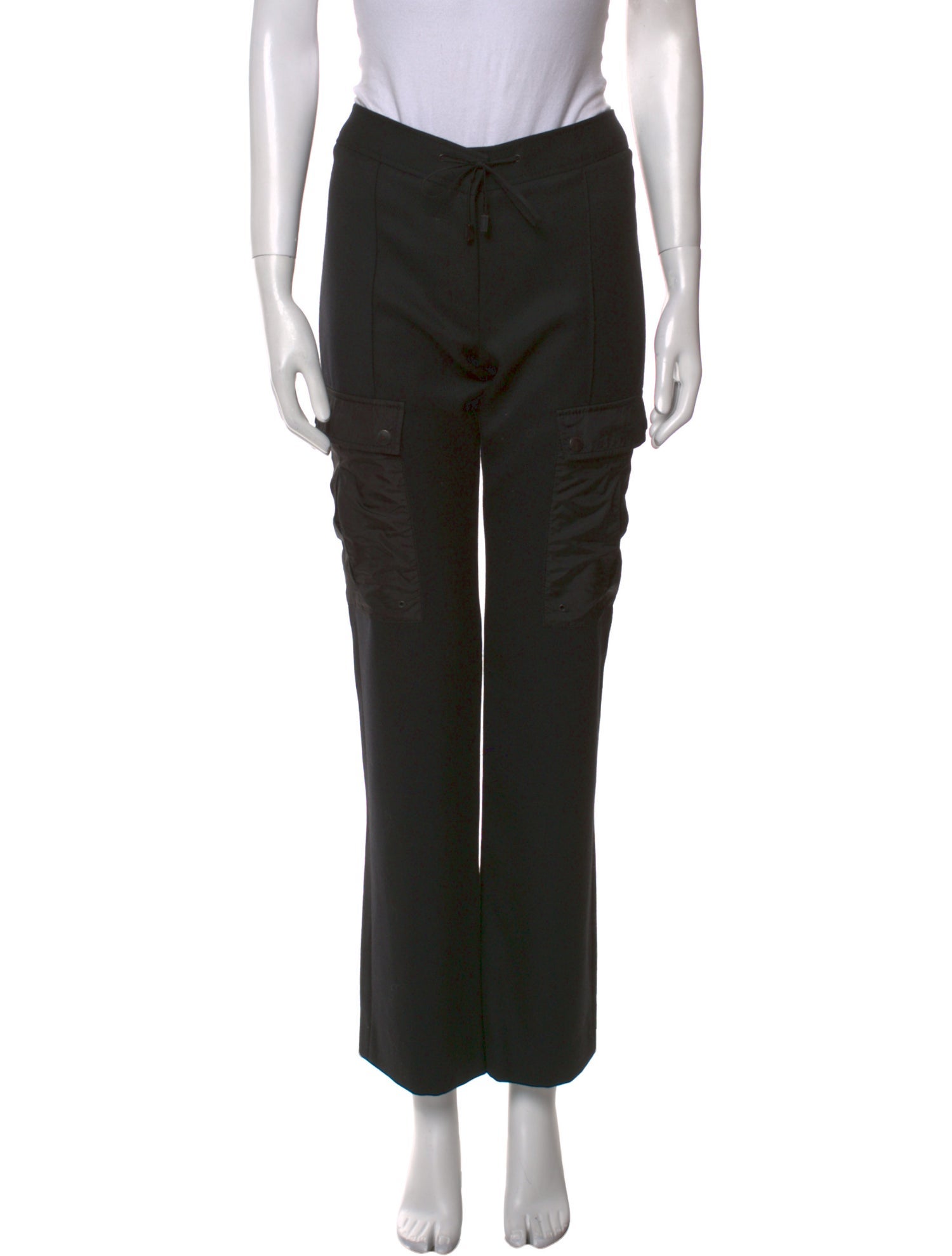 Burberry London Wool Straight Leg Pants