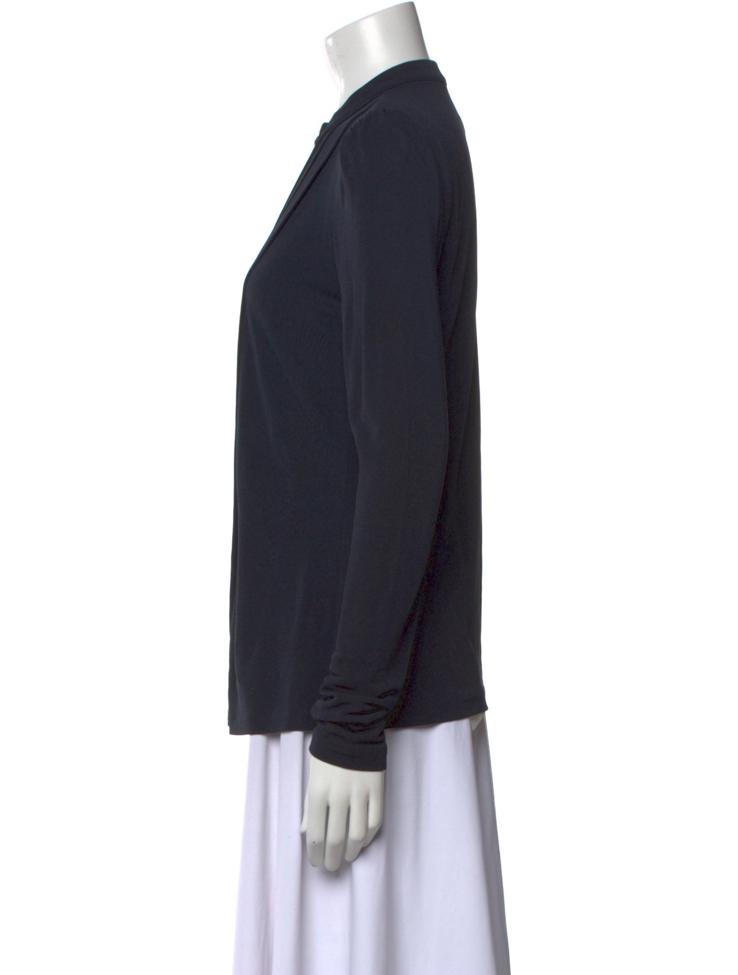 Burberry London Tie Neck Long Sleeve Top