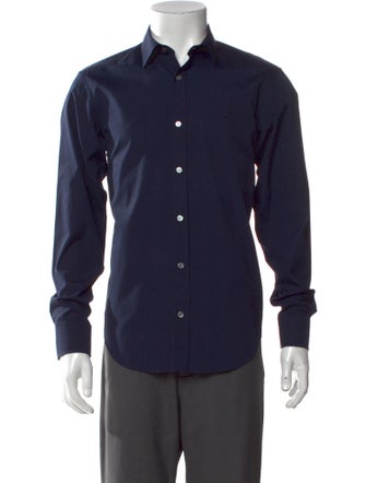 Burberry London Nova Check Pattern Long Sleeve Dress Shirt