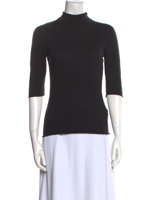 Burberry London Turtleneck Three-Quarter Sleeve Top