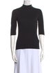 Burberry London Turtleneck Three-Quarter Sleeve Top